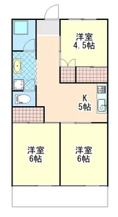 ソレイユガーデン【1階】の間取り