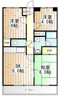 クラールハオス【2階】の間取り