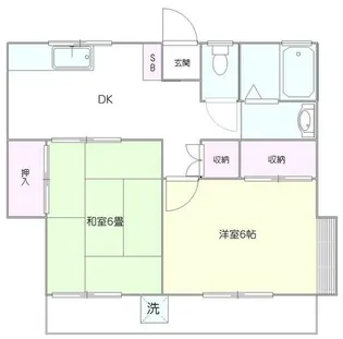 コーポラスIII【2階】の間取り