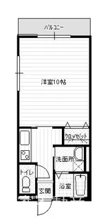 フルールKOUSEI【2階】の間取り