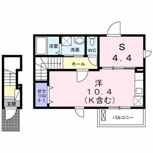 メゾン・ド・アンジュ【2階】の間取り