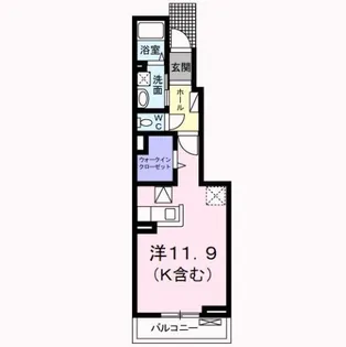 ラルーチェ【1階】の間取り