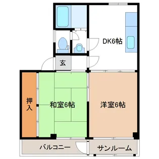 ファミールアルピナ【3階】の間取り
