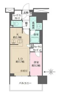 リニアゲートタワー名古屋【3階】の間取り