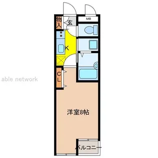 ファーストクラス豊栄【2階】の間取り