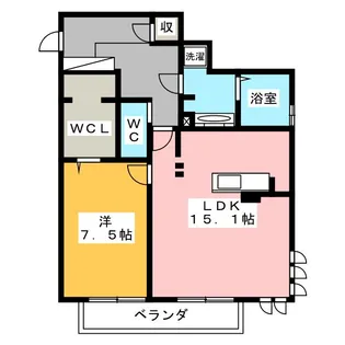サステイナブルハウス【1階】の間取り