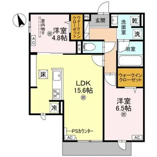 クラシスト東粉浜EAST【1階】の間取り