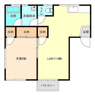AP紗(サヤ)【2階】の間取り