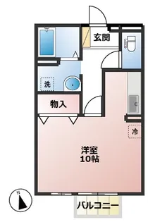 レジデンス東光III【1階】の間取り