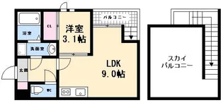 GRANDTIC RESIDENCE【2階】の間取り