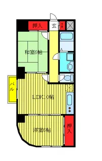 勘五郎ビル【1階】の間取り