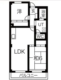 フェリスハイム【2階】の間取り