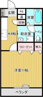 アビリティ西平原LO【2階】の間取り