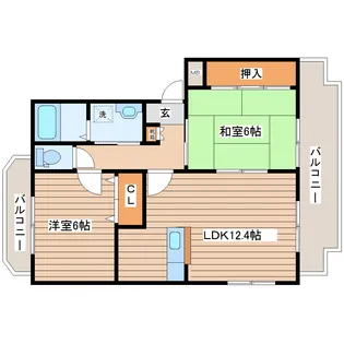 Hause.A.Dorf.ラベンデル【1階】の間取り