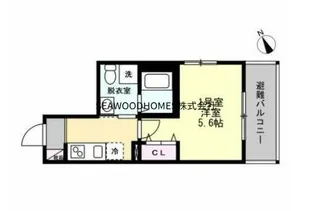 ベイルーム金沢六浦【3階】の間取り