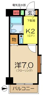 サンヒルズ上大岡A【3階】の間取り