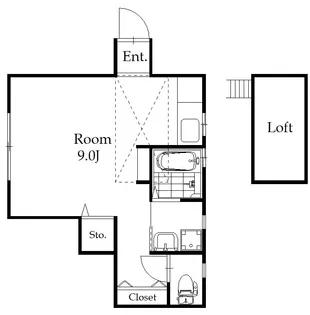 コーポモアナ【2階】の間取り