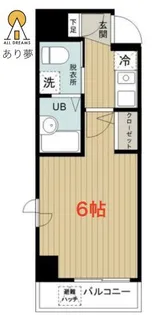 グリフィン横浜・ベイブリーズ【5階】の間取り