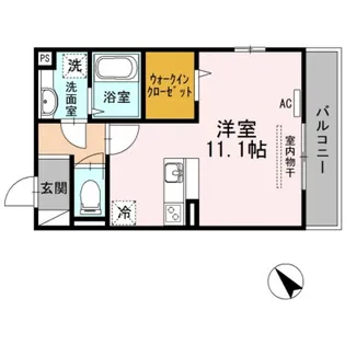 ローズ【3階】の間取り