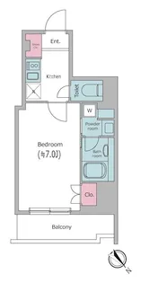 レジディア文京本郷III【7階】の間取り