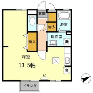 ソフィア(氷川町)【1階】の間取り