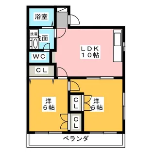 ラニ山重【3階】の間取り