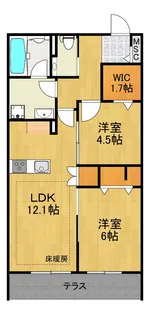 LA MAISON 千年【1階】の間取り