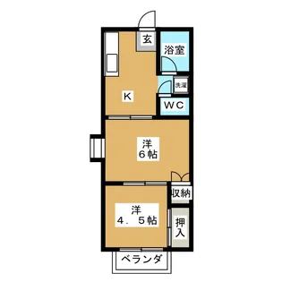 メゾン和ぎ【2階】の間取り