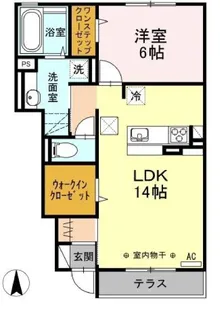 マイキャッスル【1階】の間取り