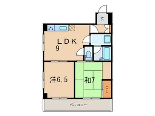サンドエル【1階】の間取り