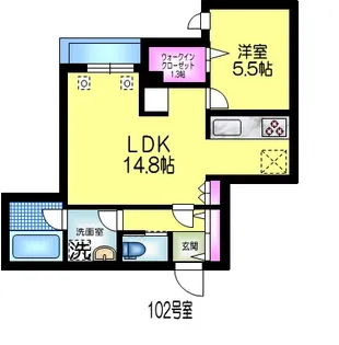 Grand Lumiere【1階】の間取り