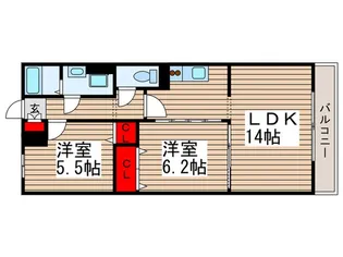 ディアステージ【3階】の間取り