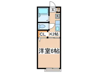 メゾンド・エメラルドII【2階】の間取り