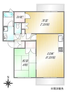 ファインステージ成瀬【1階】の間取り