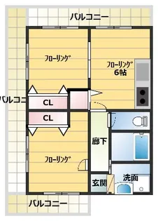サンヒルズ【4階】の間取り