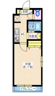 メゾンイナモト【3階】の間取り