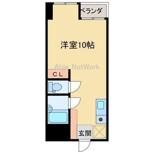 Verite徳常【3階】の間取り