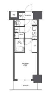 BPRレジデンス門前仲町【2階】の間取り