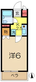 メゾンミツハシ【2階】の間取り