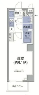Excerosa芝公園【3階】の間取り