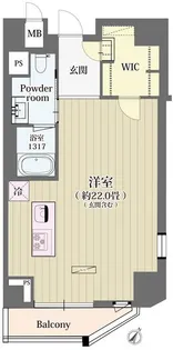 シュトラーレ神山町【8階】の間取り