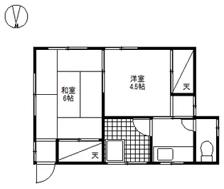 長谷川荘【2階】の間取り
