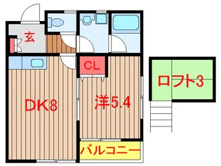 ルシアン前原東【2階】の間取り