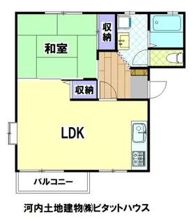 メゾン・ド・K【1階】の間取り