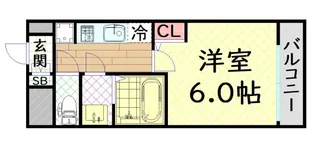 大阪難波Noah【9階】の間取り
