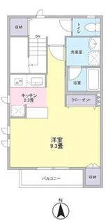 パステルコート【2階】の間取り