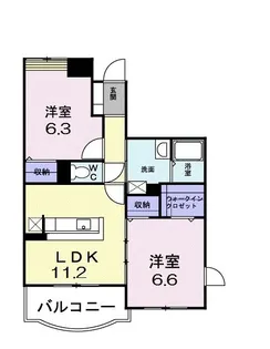 ブローテ【2階】の間取り