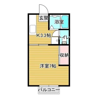 フォレストミワ【2階】の間取り