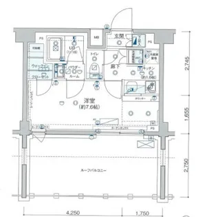 GENOVIA板橋west green veil【10階】の間取り