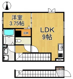 ヒルトップハウス【2階】の間取り